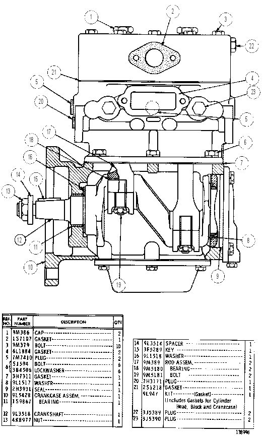 AIR COMPRESSOR GROUP 2P7785 CAT