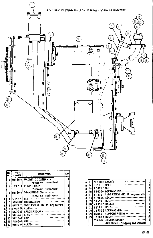 POWER SHIFT TRANSMISSION ARRANGEMENT 2P2940 CAT
