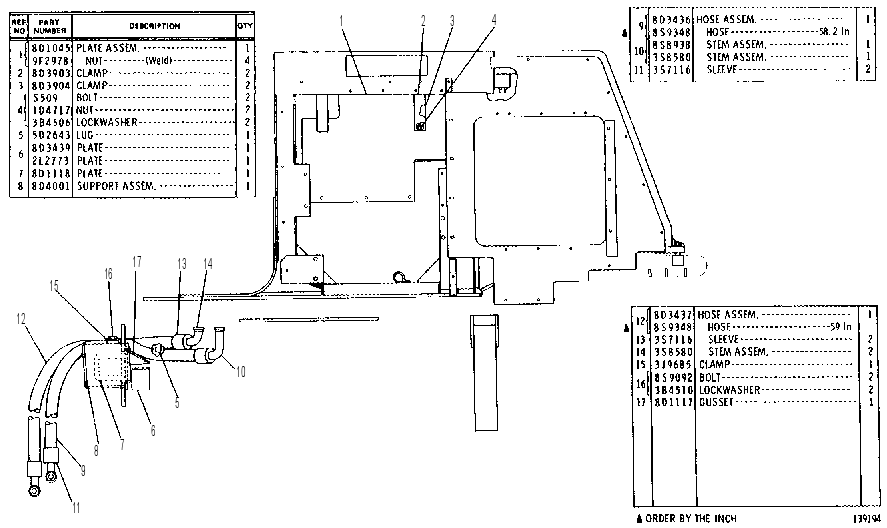 ROLL-OVER PROTECTIVE STRUCTURE MOUNTING GROUP 8D4210 CAT