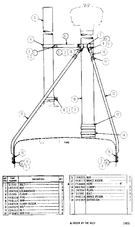 AIR CLEANER EXTENSION GROUP 9K8098 CAT
