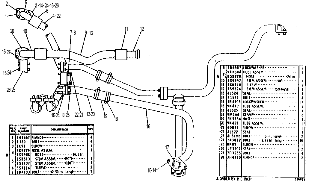 SUPPLEMENTAL STEERING LINES 8K0048 CAT