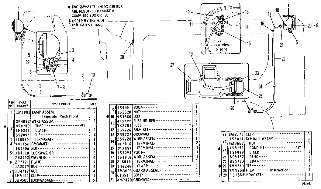LIGHTING SYSTEM 2P4029 CAT