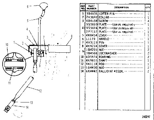 Управление гидравликой ручное 9K1540 CAT