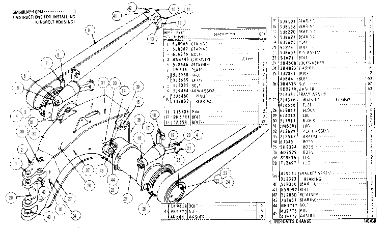 DRAFT FRAME 7J6334 CAT