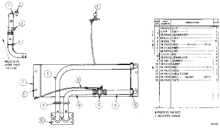 HEATER GROUP 6K9619 CAT
