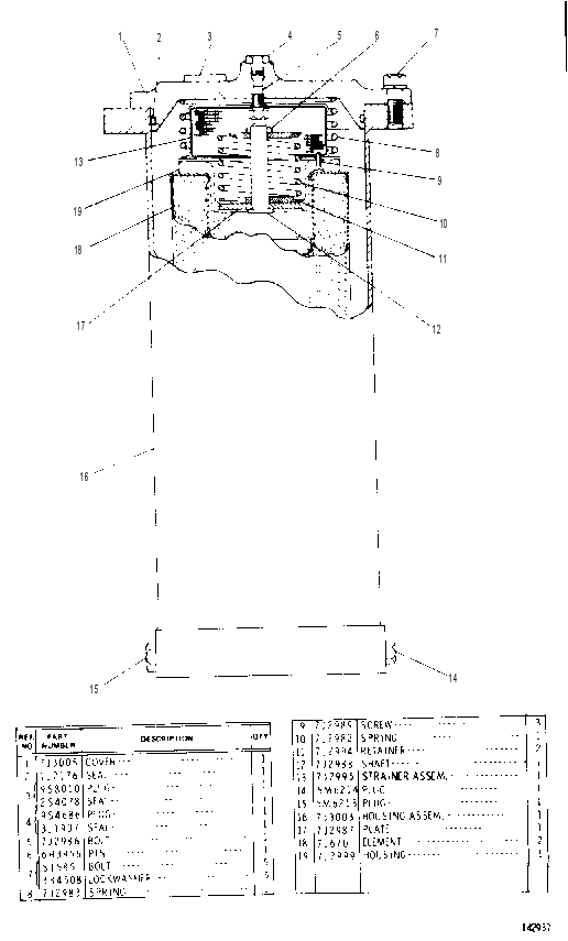 INTERNAL FILTER GROUP 7J8000 CAT