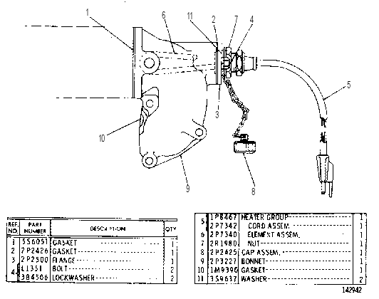 JACKET WATER HEATER GROUP 2P3226 CAT