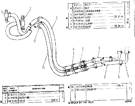 HEATING LINES GROUP 7K9884 CAT