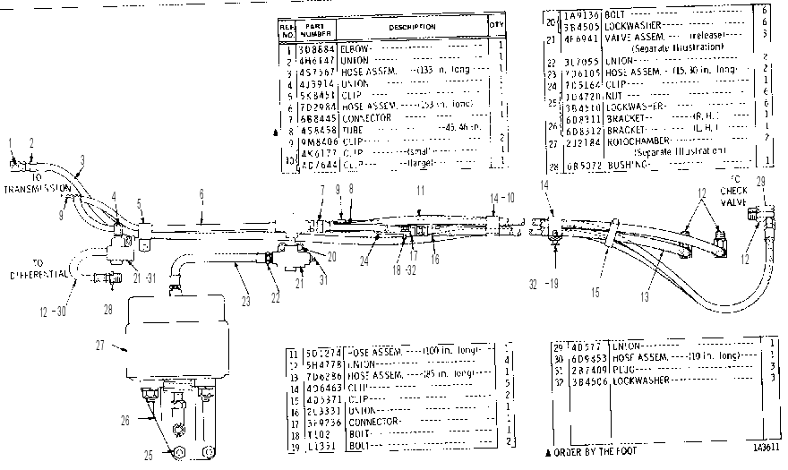 AIR AND BRAKE CONTROL GROUP 8D9805 CAT