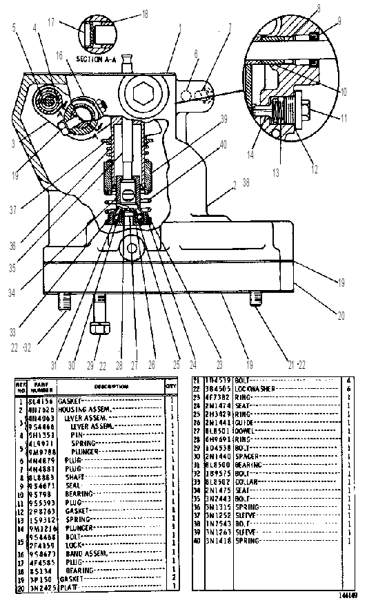 GOVERNOR CONVERSION GROUP 4N7628 CAT