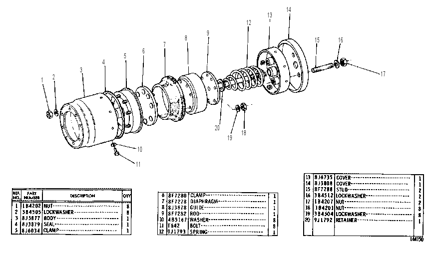 ROTOCHAMBER GP 9J1791 CAT