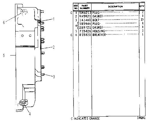 FLYWHEEL HOUSING GROUP 2P6813 CAT