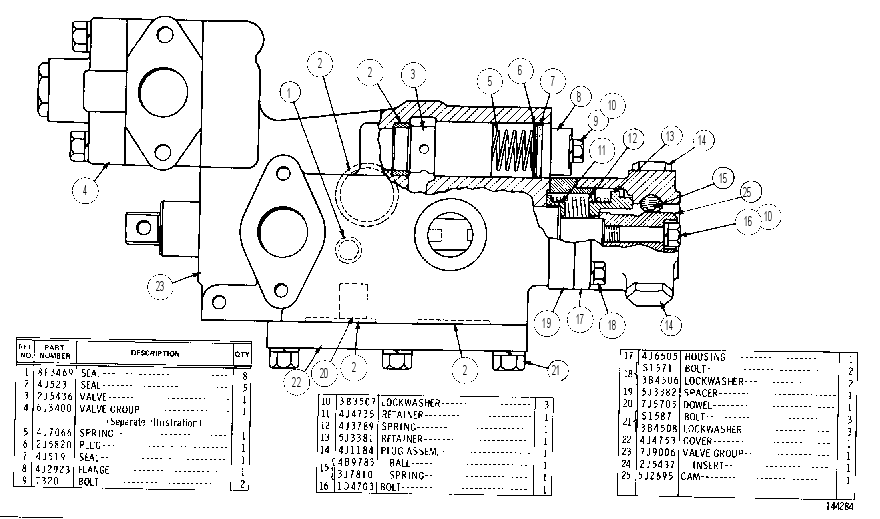 Распределительный клапан 7J9035 CAT