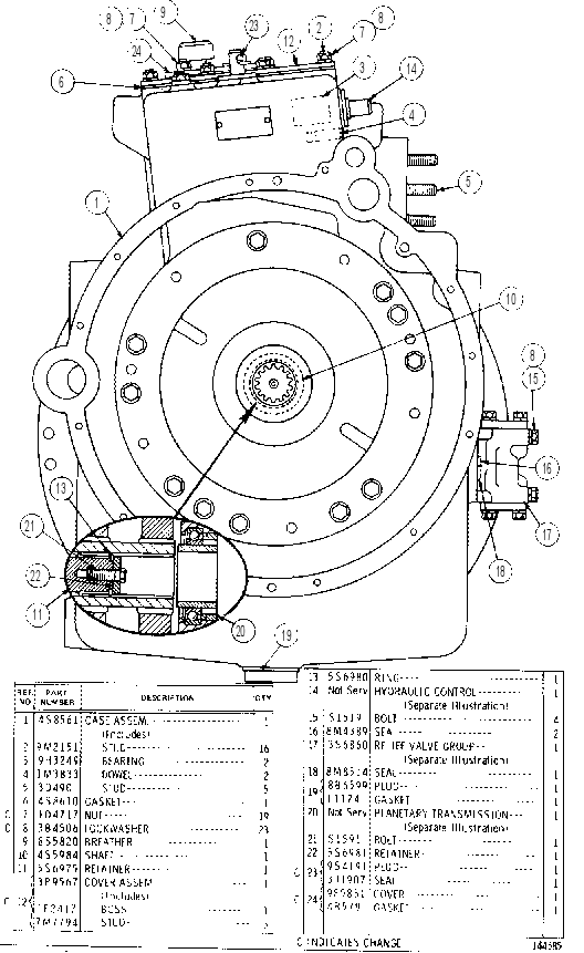 TRANSMISSION GROUP 4S5997 CAT