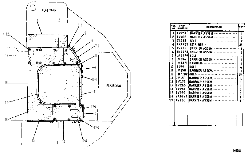 SOUND SUPPRESSION GROUP 1V0425 CAT