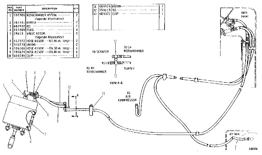 PARKING BRAKE CONTROL GROUP 8D9300 CAT
