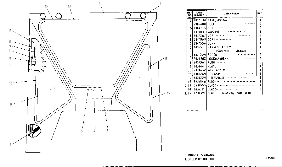 PANEL GROUP 9K7191 CAT