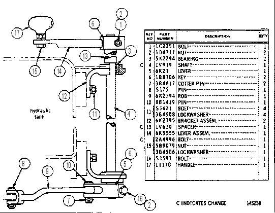 HAND CONTROL GROUP 5K7055 CAT