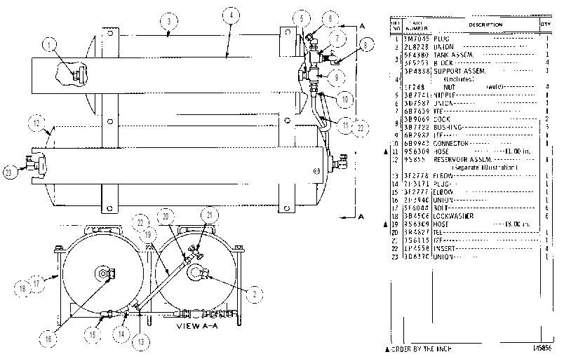 AIR TANK GROUP 3P4887 CAT