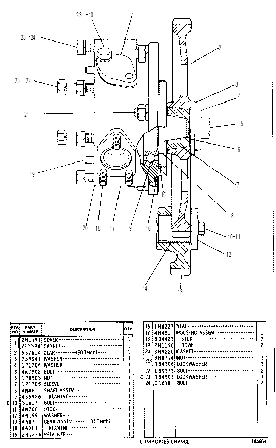 ACCESSORY DRIVE GROUP 4N0460 CAT