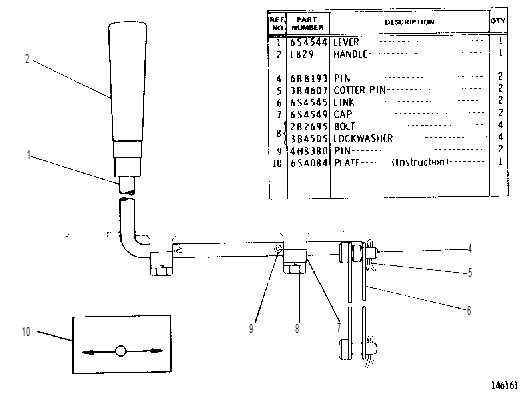HYDRAULIC HAND CONTROL GROUP 6S3557 CAT