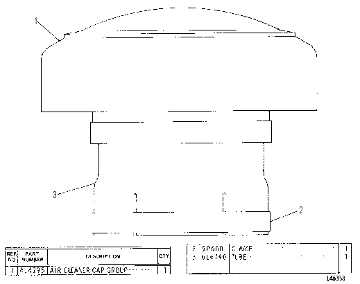 AIR CLEANER CAP GROUP 6L7054 CAT