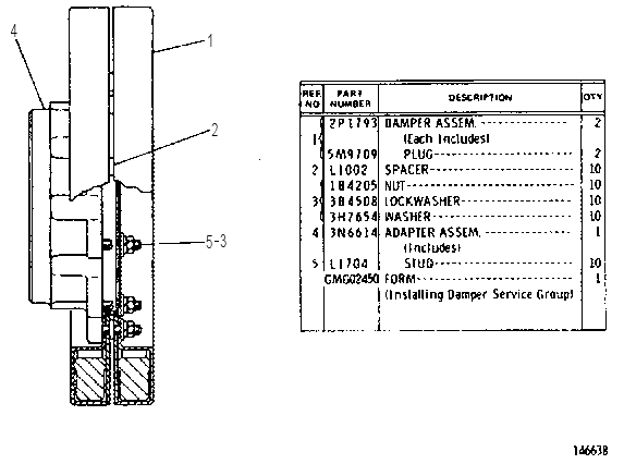 DAMPER GROUP 3N5559 CAT