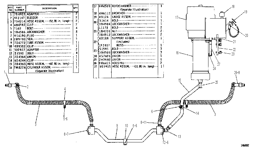 FRONT BRAKE CONTROL 9D1850 CAT
