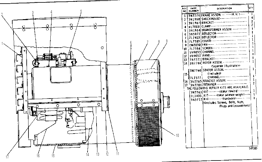 GENERATOR GROUP 5N0048 CAT