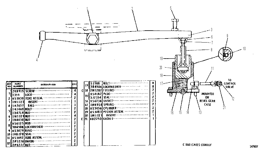 STEERING CLUTCH CONTROL GROUP 6S3531 CAT
