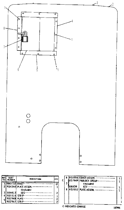 VANDALISM GUARD GROUP 9D3835 CAT