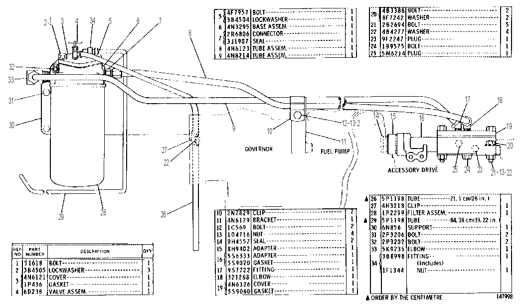 FUEL FILTER GROUP 4N8333 CAT