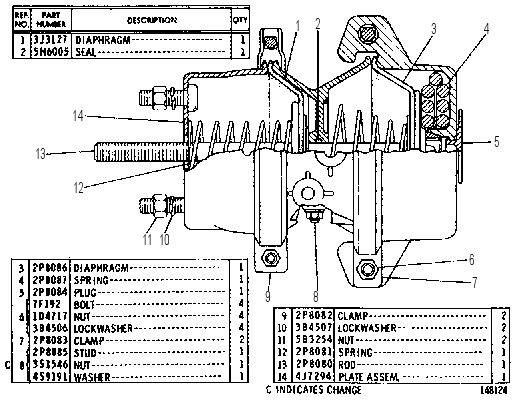BRAKE ASSEMBLY 9S5915 CAT