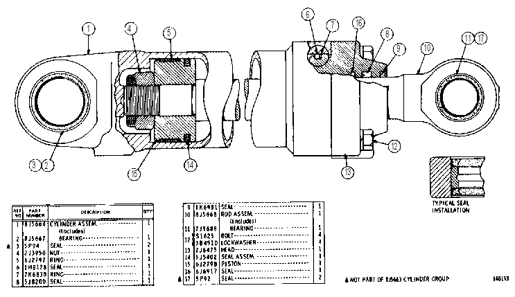 Цилиндр 8J5663 CAT