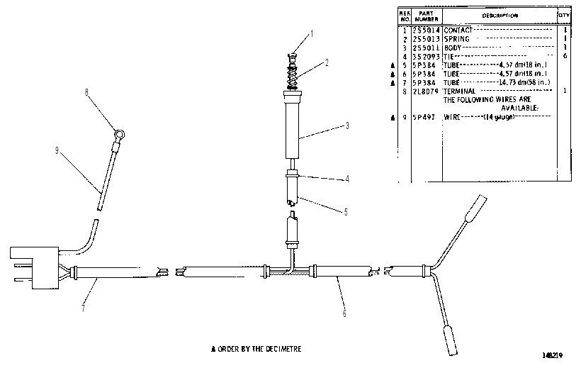 Жгут проводов 6P3460 CAT