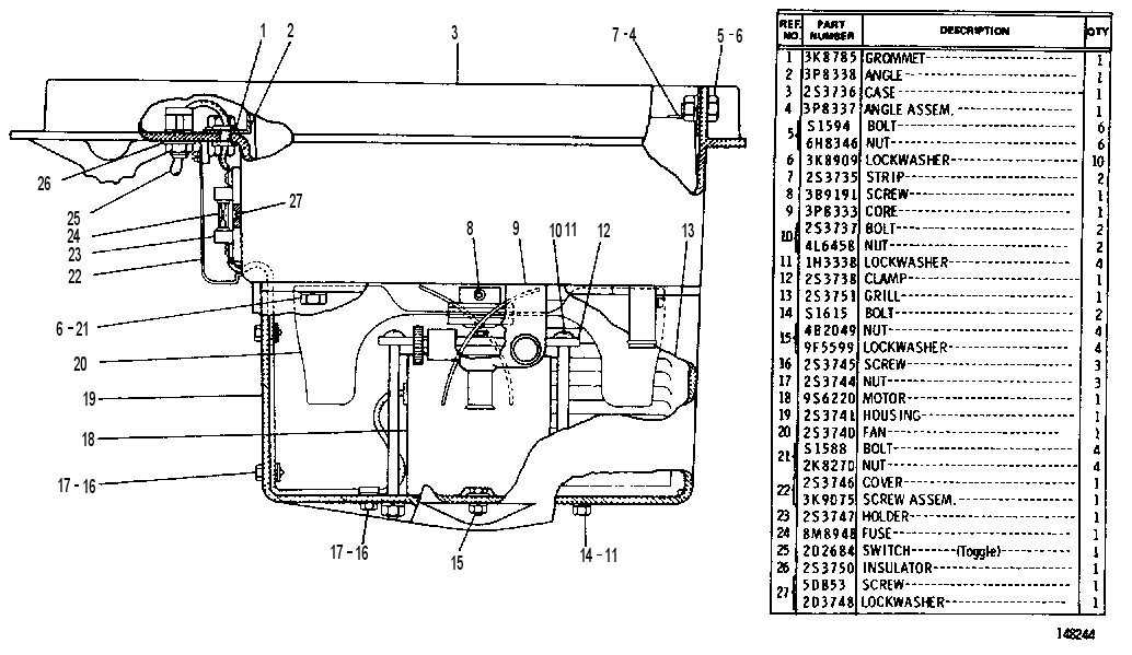 HOT WATER HEATER ASSEMBLY 3P9168 CAT
