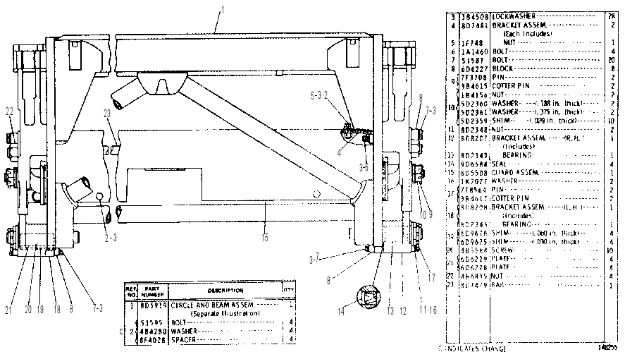 Поворотный круг 8D6680 CAT