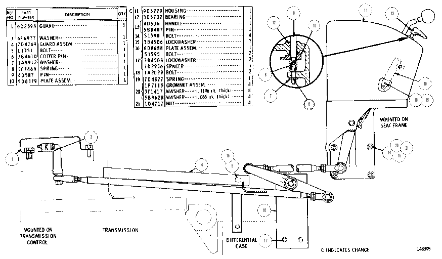 TRANSMISSION CONTROL 6D8761 CAT