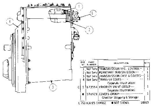 RANGE TRANSMISSION ARRANGEMENT 3P6864 CAT