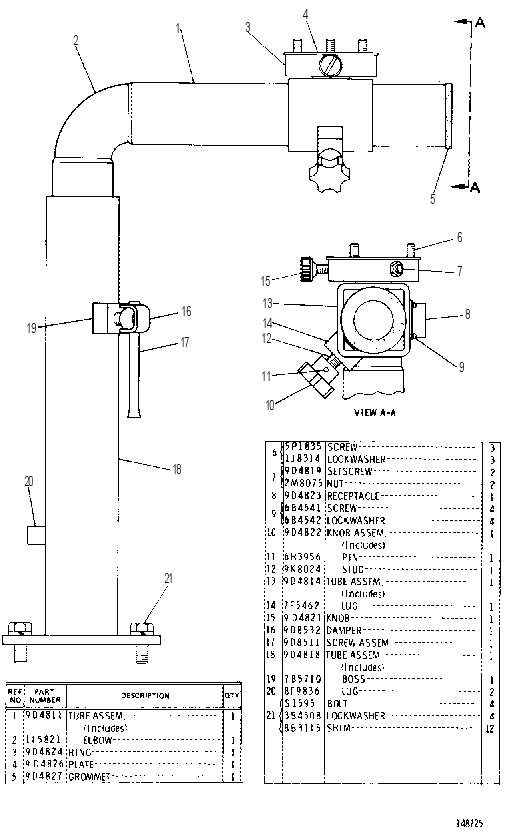 DIAL CONTROL MOUNTING GROUP 9D2370 CAT