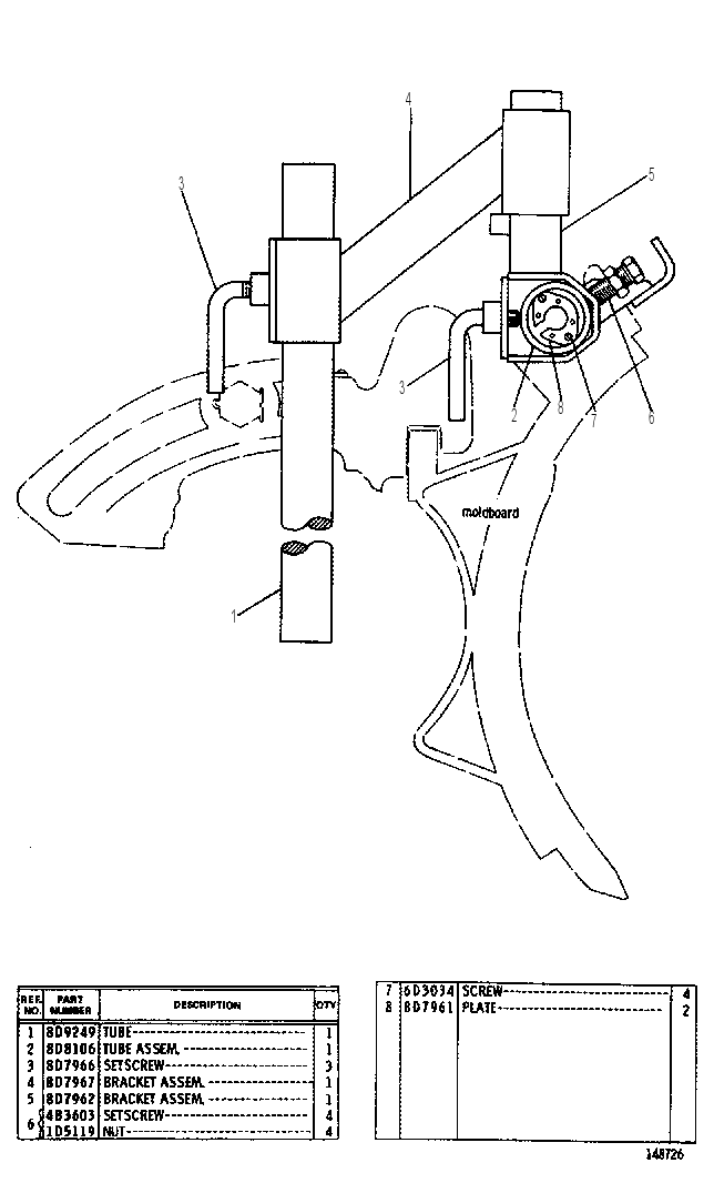 MOUNTING GP-GRADE FOLLOWER 8D9585 CAT