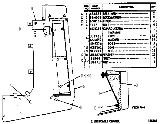 RADIATOR GUARD GROUP 6S8174 CAT