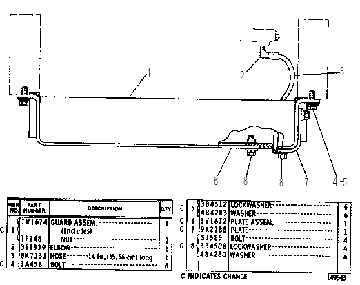 AIR TANK GUARD 7K6576 CAT