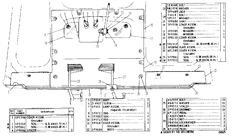 CAB LINER GROUP 6P0298 CAT