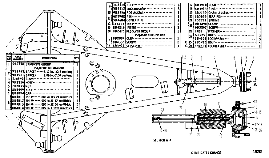 DRAWBAR GROUP 9D2470 CAT
