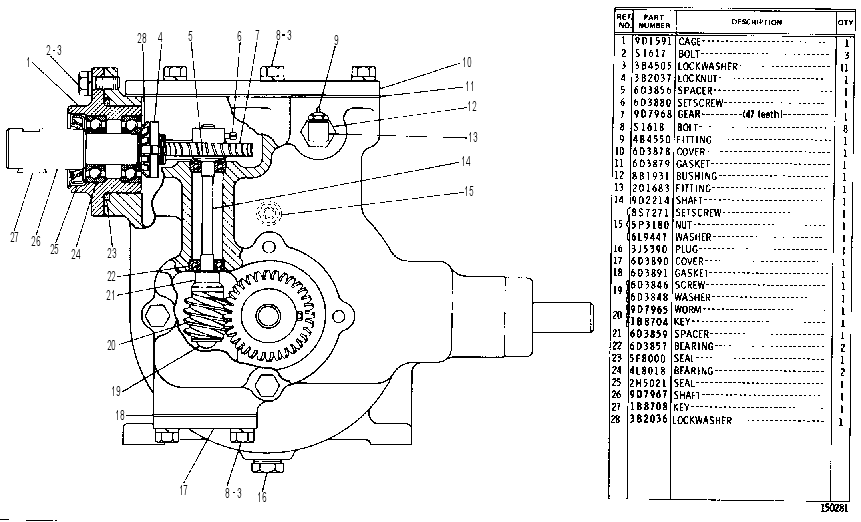 CAMDRIVE GROUP 9D2360 CAT
