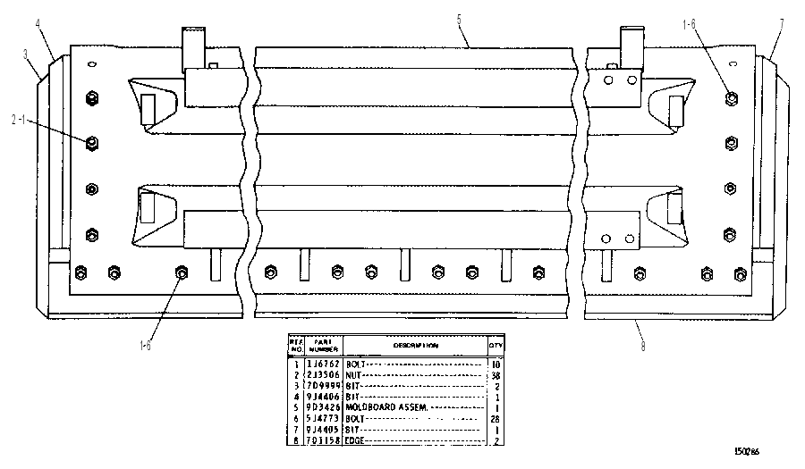 Отвал 9D2405 CAT