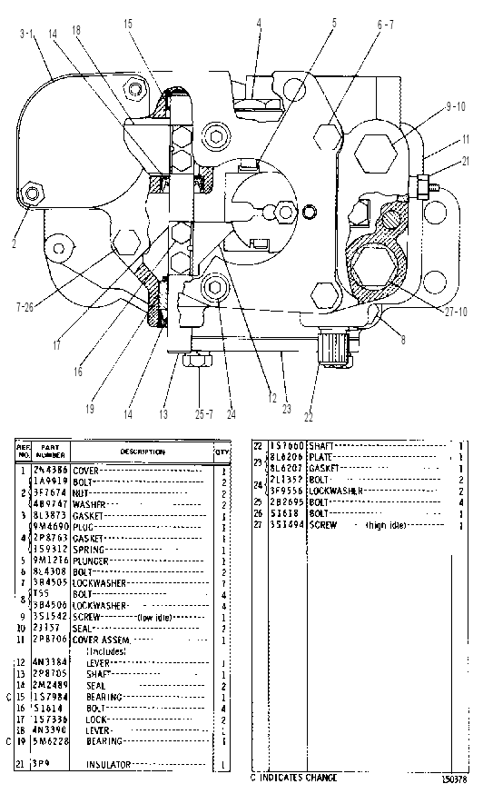 Регулятор оборотов 4N4017 CAT