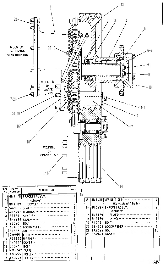 DRIVE & SUPPORT GP 4N6709 CAT