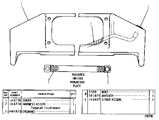 Проводка кабины 2V3054 CAT